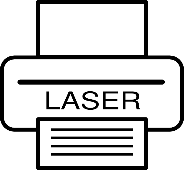 600x553 Laser Printer Clip Art