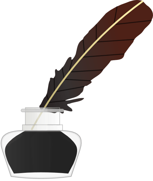 504x595 Feather Quill Cliparts 208501