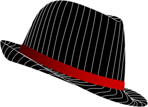 299x216 Fedora Hat Clip Art