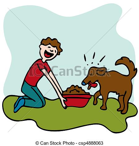450x470 Pet Clipart Feed Dog