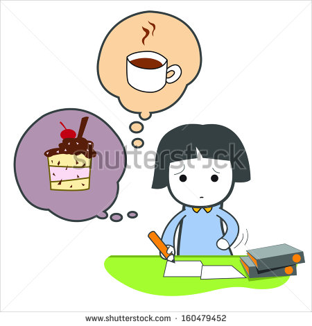 450x470 I Feel Hungry Clipart