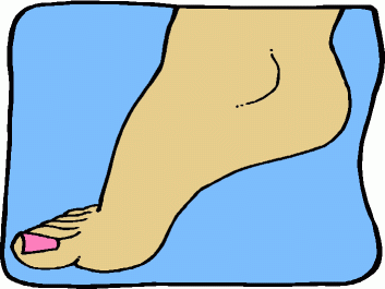 353x265 Clipart Foot Free