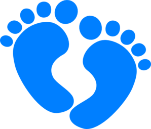 298x255 Clipart Of Baby Feet