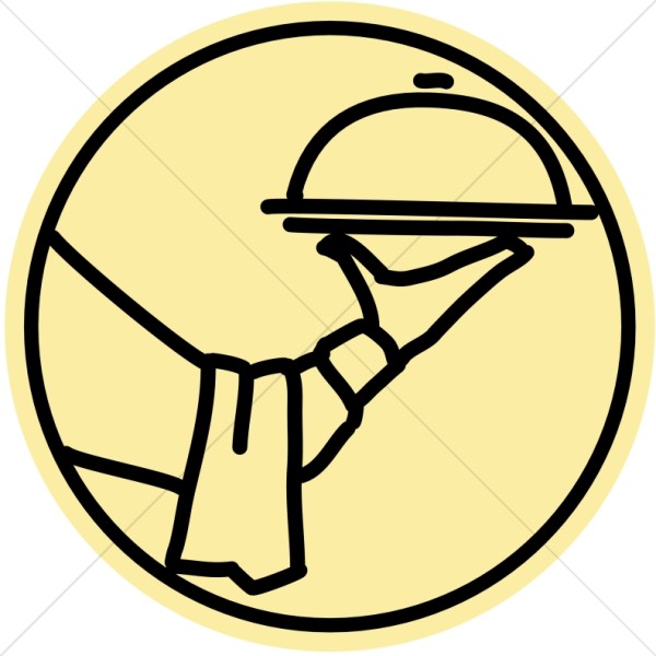 600x600 Church Dinner Clipart