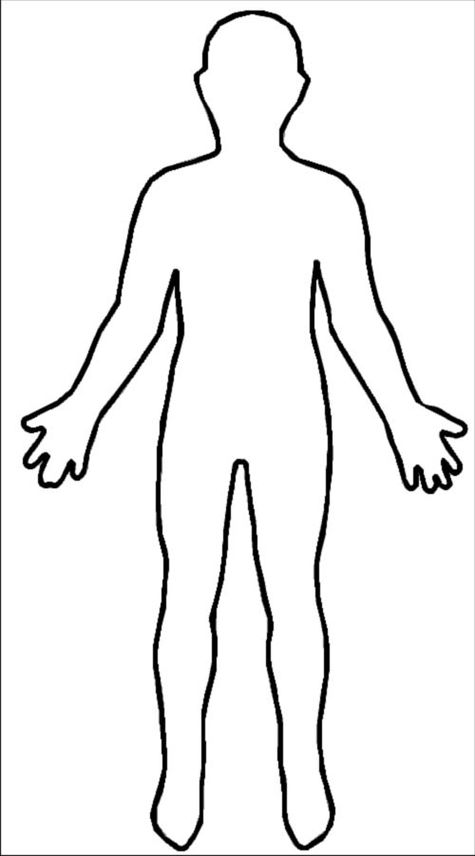 475x856 Free Clipart Girl Body Outline