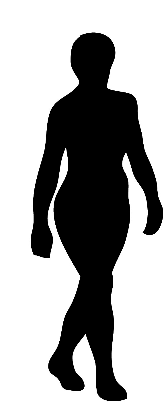 572x1404 Female Body Silhouette