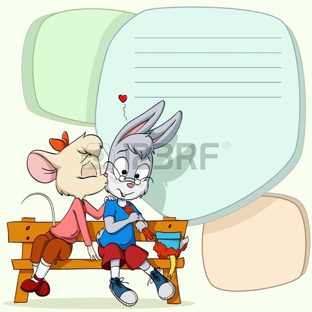 450x450 Cartoon Easter Rabbit Isolated On White Background Vector