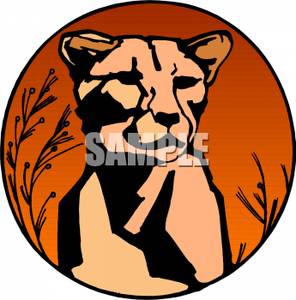 296x300 Face Of A Lioness Clipart Picture
