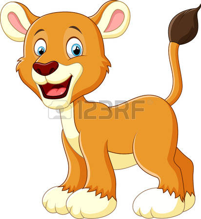 412x450 Male And Female Lion Clipart