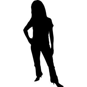 300x300 Female Silhouette Clip Art Many Interesting Cliparts