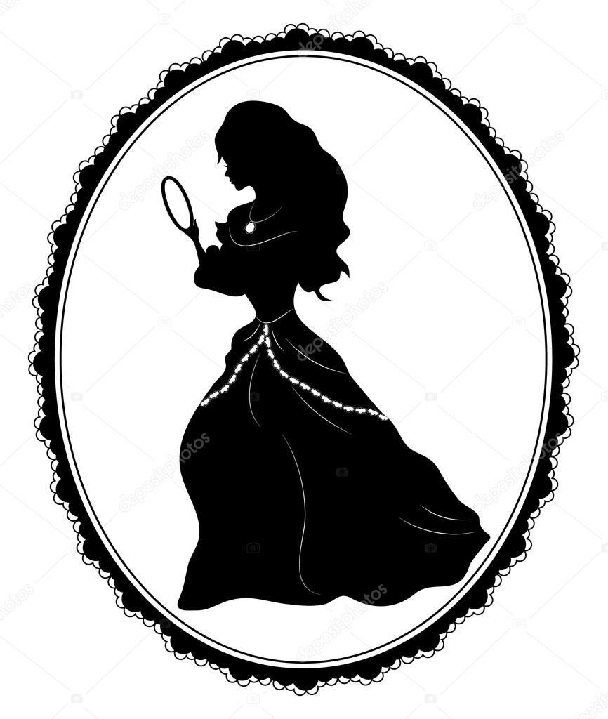 866x1024 Female Silhouette Stock Vector Kiyanochka