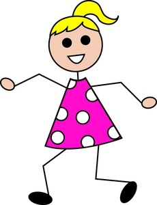 230x300 Female Stick Figure Clipart