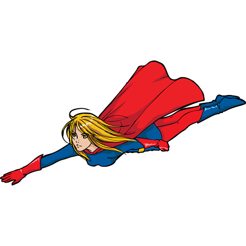 500x500 Free Super Hero Clipart Image