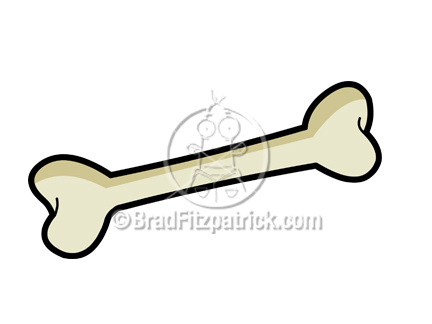 432x324 Cartoon Bone Clipart Picture Royalty Free Bone Clip Art Licensing.