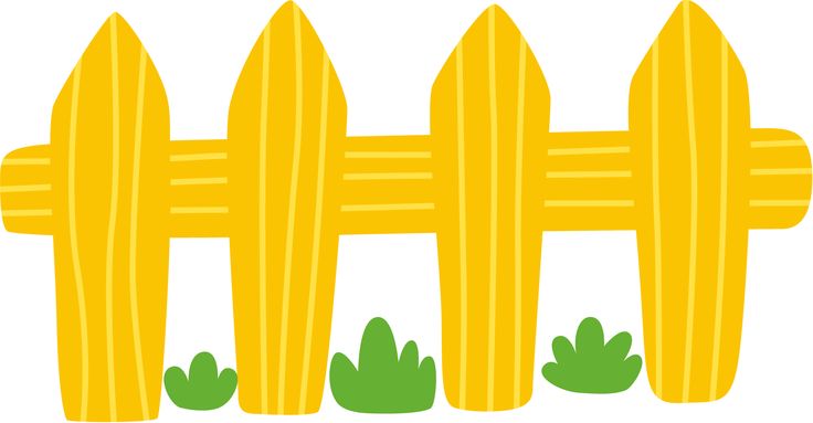 736x383 Fence Clipart Cute