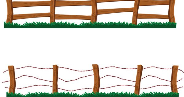 600x315 Pasture Fence Clipart