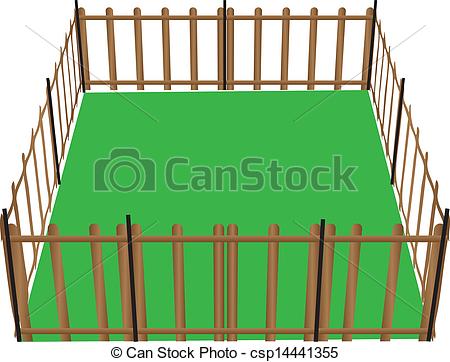 450x362 Fence Clip Art