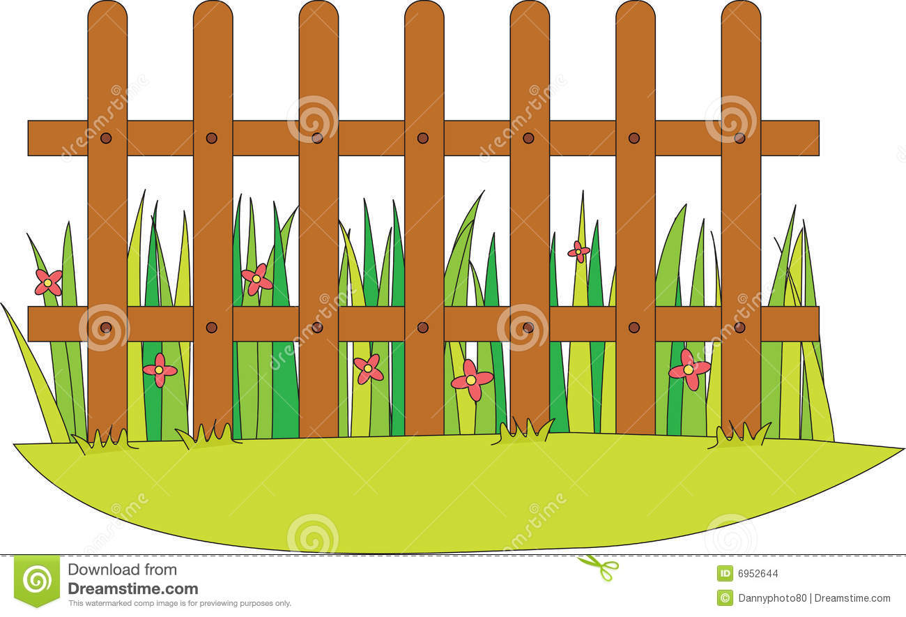 1300x885 Broken Fence Clipart