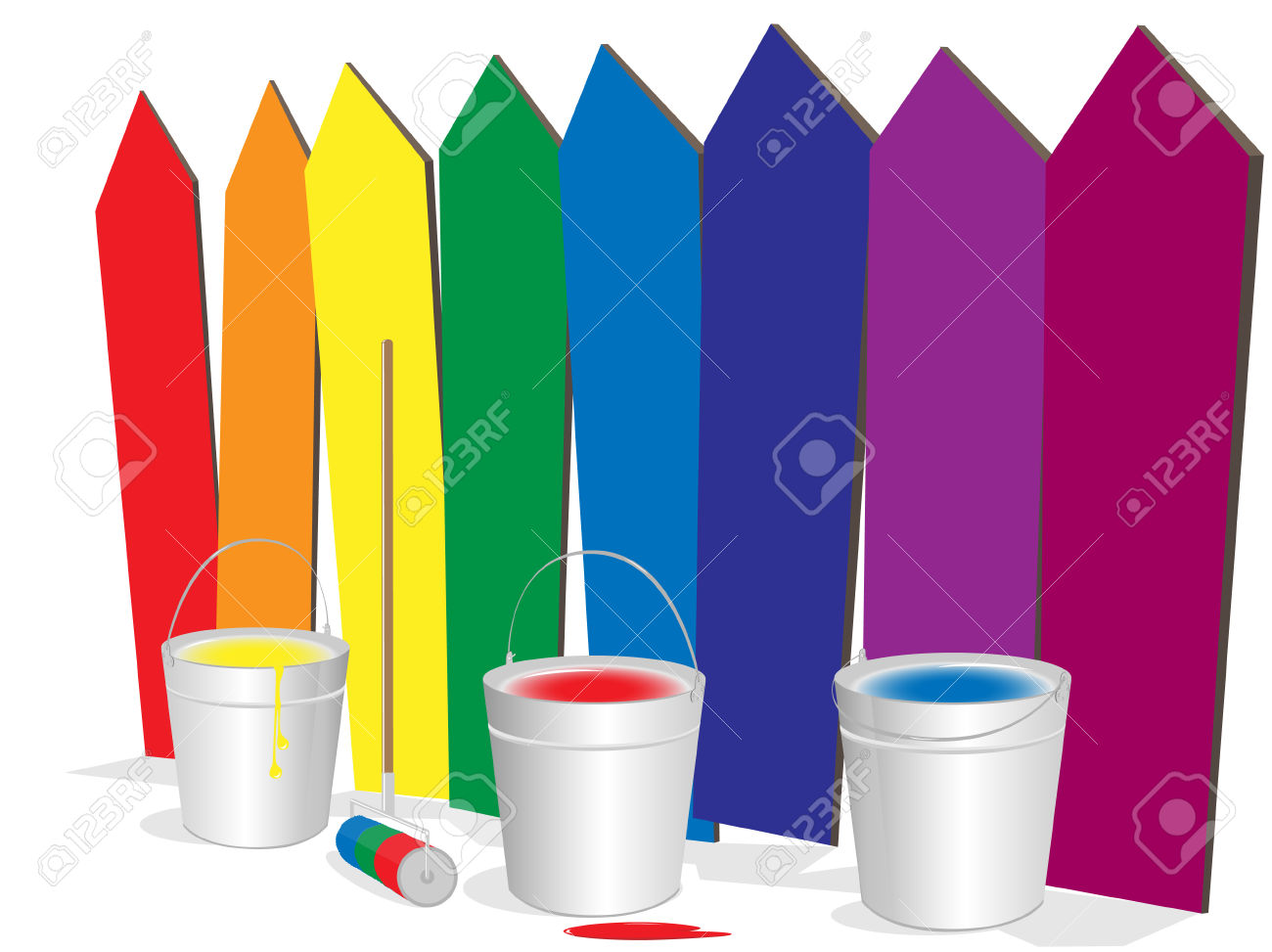 1300x973 Painting Fence Clipart, Explore Pictures