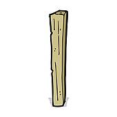 170x170 Wooden Post Clip Art