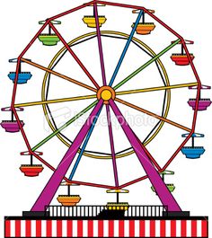 236x265 Carnival Ferris Wheel Clipart
