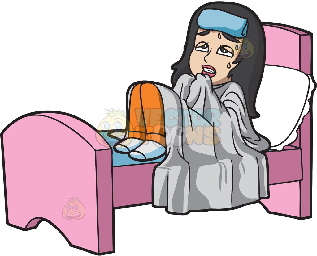 1024x829 Sick Clipart High Fever