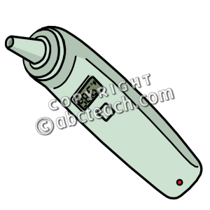 300x300 Digital Thermometer Clipart
