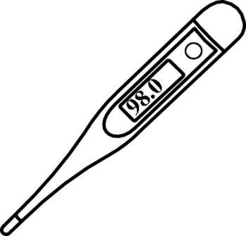 350x336 Medical Thermometer Clipart