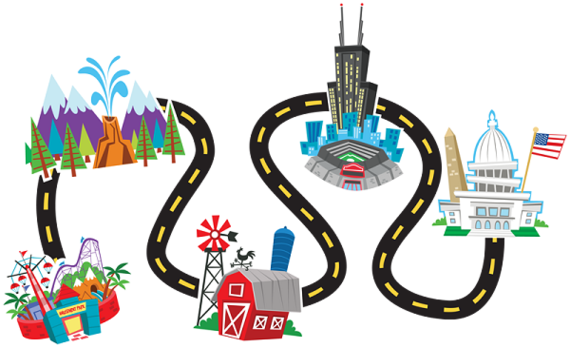 570x348 Road Trip Clipart Free