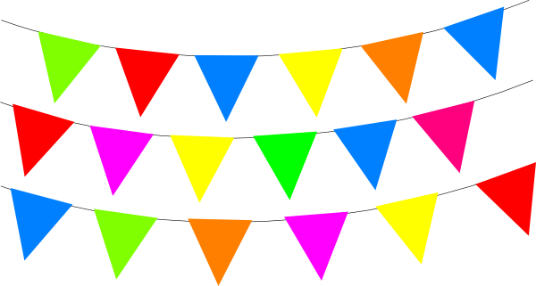 600x321 Fiesta Bunting Border Cliparts Free Download Clip Art