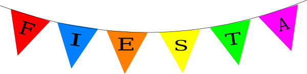 600x146 Fiesta Banner Clipart