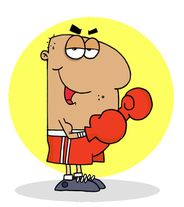 267x300 Boxer Clipart Image