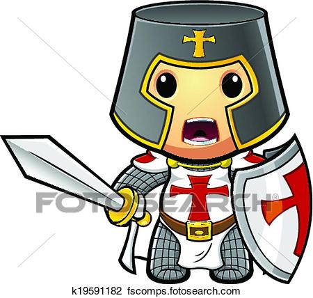 450x428 Clipart Of Knight Ready To Fight K19591182