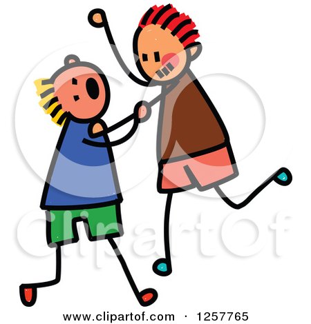 450x470 Two Little Girls Fighting Clip Art Cliparts