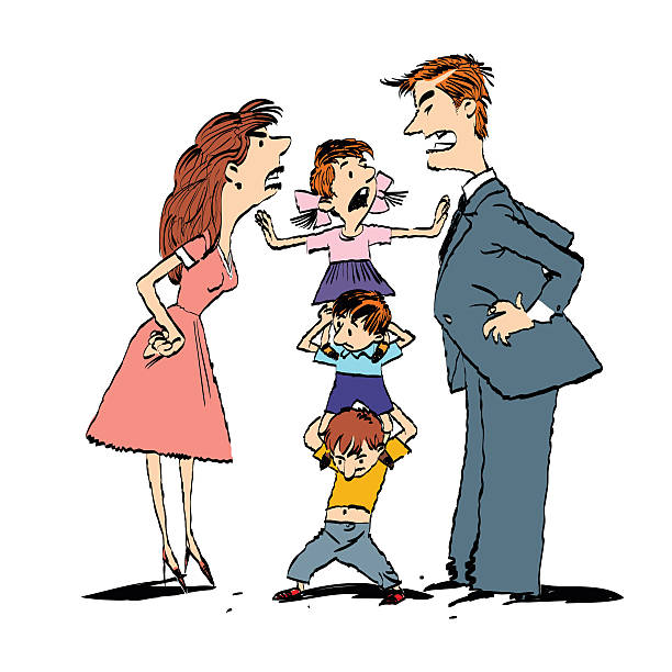 612x612 Fighting Family Clipart