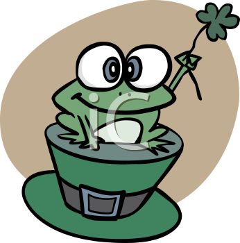 346x350 Cartoon Clip Art A Frog Holding A Flower And Sitting On Top