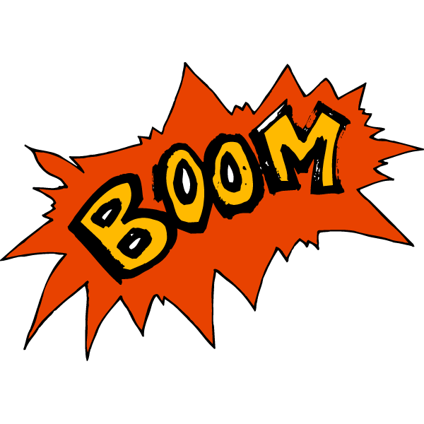 600x600 Boom Clipart Onomatopoeia