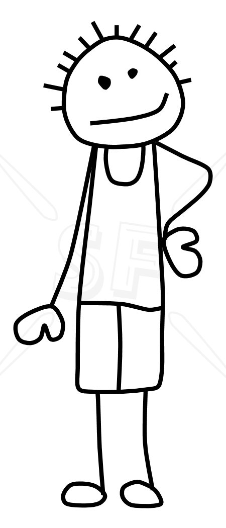 450x1050 Stick Figure Images Clip Art Clipart