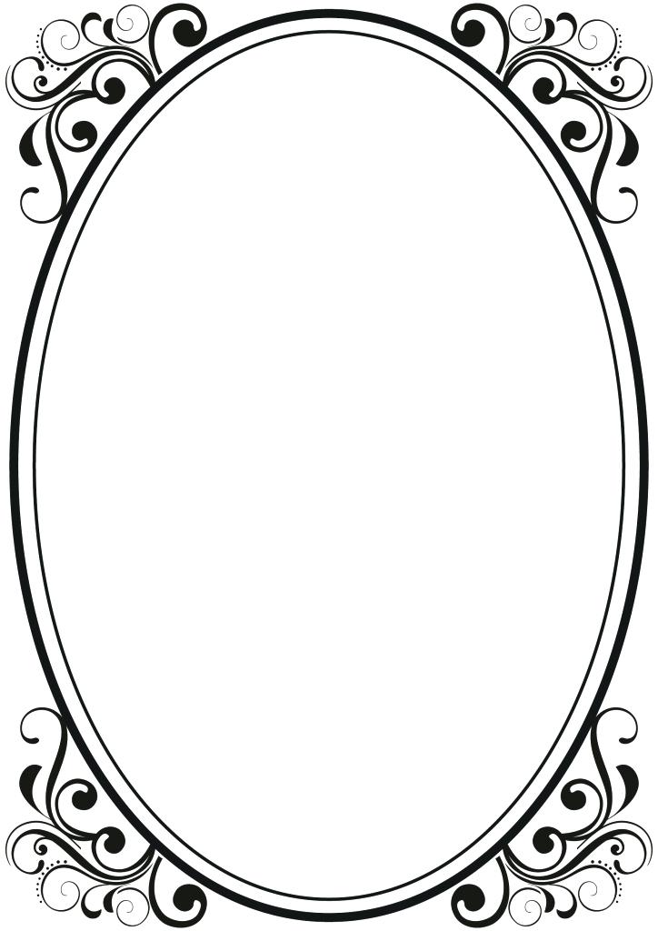 724x1024 Frame Clipart Free Black Clip Art Borders And Frames Weddings