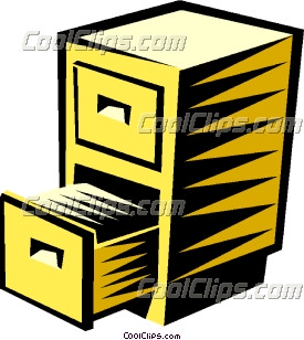 275x308 Filing Cabinet Clipart