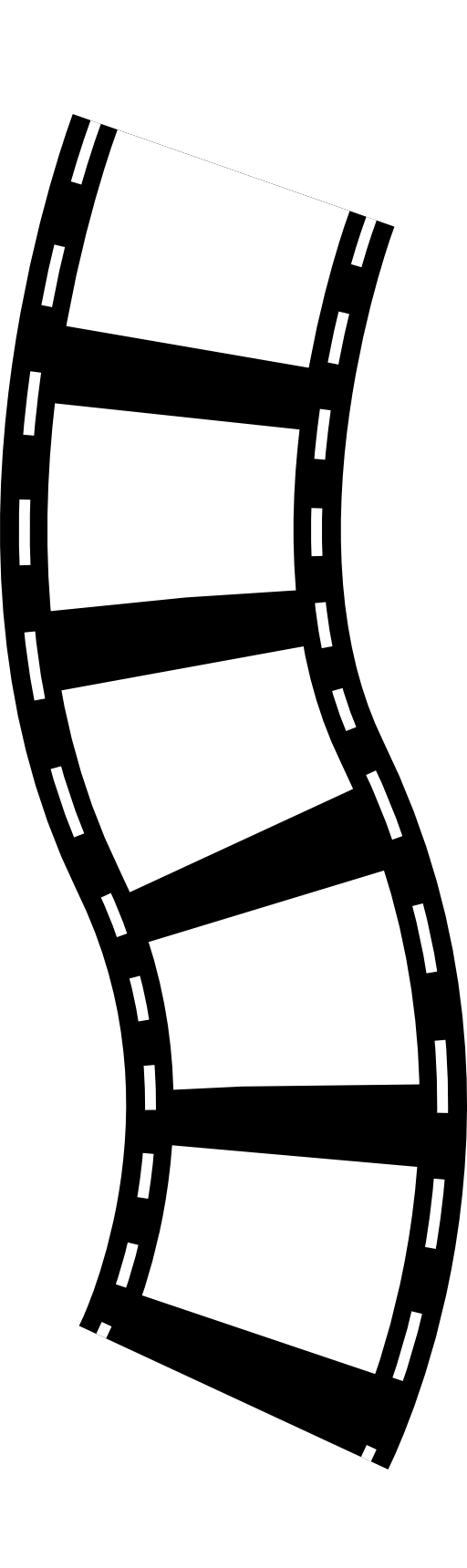 512x1720 Movie Clipart Film Roll