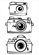 166x235 Vintage Camera Sketch Premium Clipart