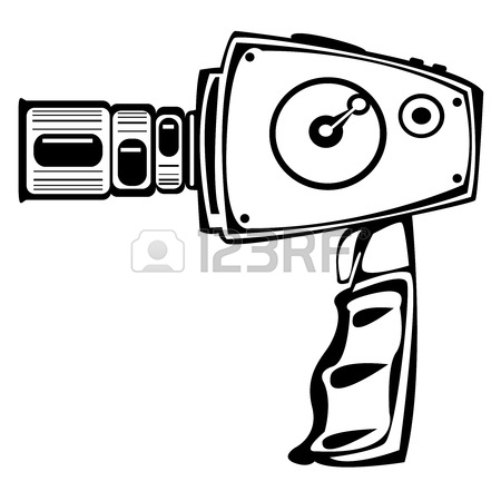 450x450 Vintage Film Photo Camera Isolated On White Background Royalty