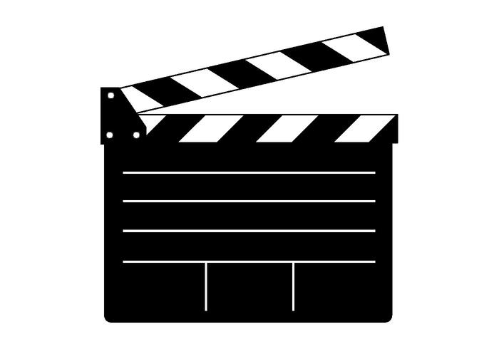 700x490 Free Clapper Board Vector