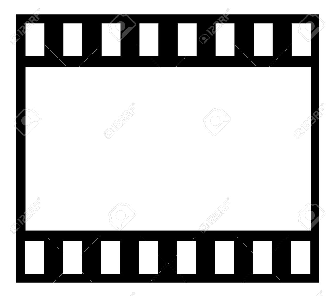 1300x1148 Film Strip Isolated On White Background Royalty Free Cliparts