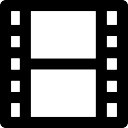 128x128 Film Strip Symbol Icons Free Download