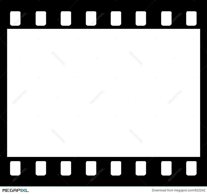 800x749 35mm Film Strip Frame Illustration 822242