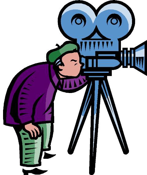 480x572 Movie Making Clipart