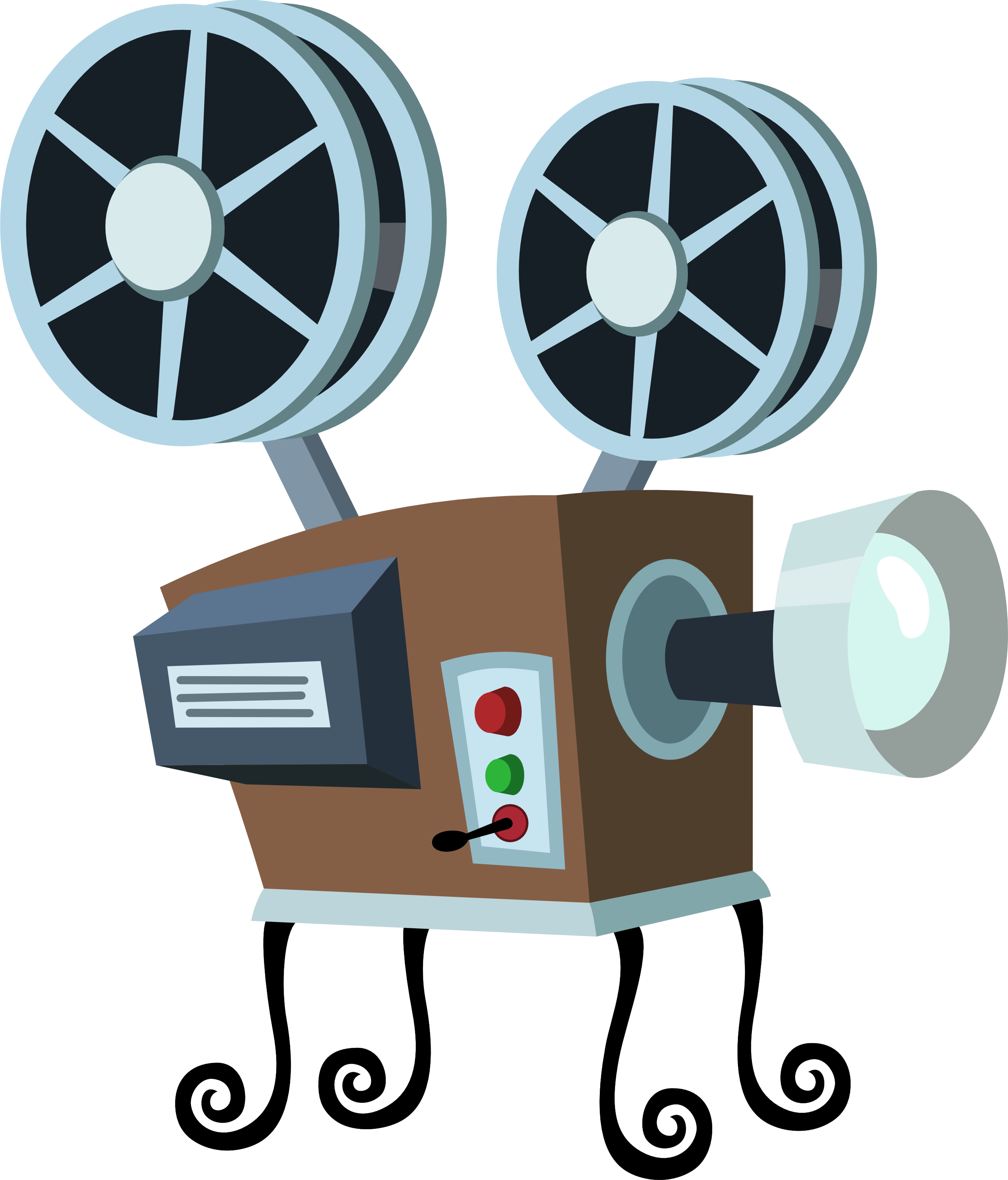 2563x3000 Old Movie Projector Clipart