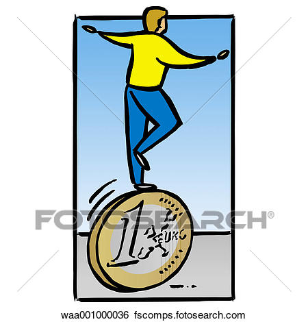 450x470 Stock Illustration Of Equilibrists, Finances, One, Numbers